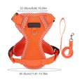 thumbnail image 3 of PEONAVET Polyester Pets Leash Laisse pour Chiens et Chats Sans Manches, Laisse Réfléchissante et Respirante pour Animaux, Convient aux Chats d'Extérieur et à la Marche de Chiens, 3 of 6
