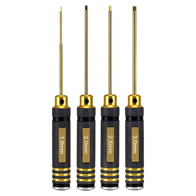 Maskred 4piece Kit d'outils de tournevis Set de clé Kit de précision de tourne-vis Set d'écran de clé Hex