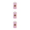 thumbnail image 2 of Wweixi Transparent Tea Jars For Storing And Displaying Favorite Tea Leaves Food Grade Metal Kitchen Storage Jars Jars Kitchen Pink tea 3Set, 2 of 6