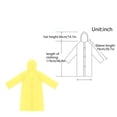 thumbnail image 3 of Poncho de Pluie Réutilisable en EVA, Imperméable Léger et Compressible, Design à Boutons-Pression Pleine Longueur, Équipement de Randonnée d'Urgence en Plein Air, Protection contre les Intempéries Pliable, 3 of 6