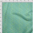 thumbnail image 4 of oneOone Velvet Arctic Blue Fabric Block Sewing Craft Projects Fabric Prints By Yard 58 Inch Wide-D0, 4 of 5