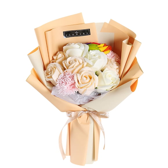 Vaidha Preserved Flower Carnation Soap Bouquet Rose Flower Mother's Day Gift