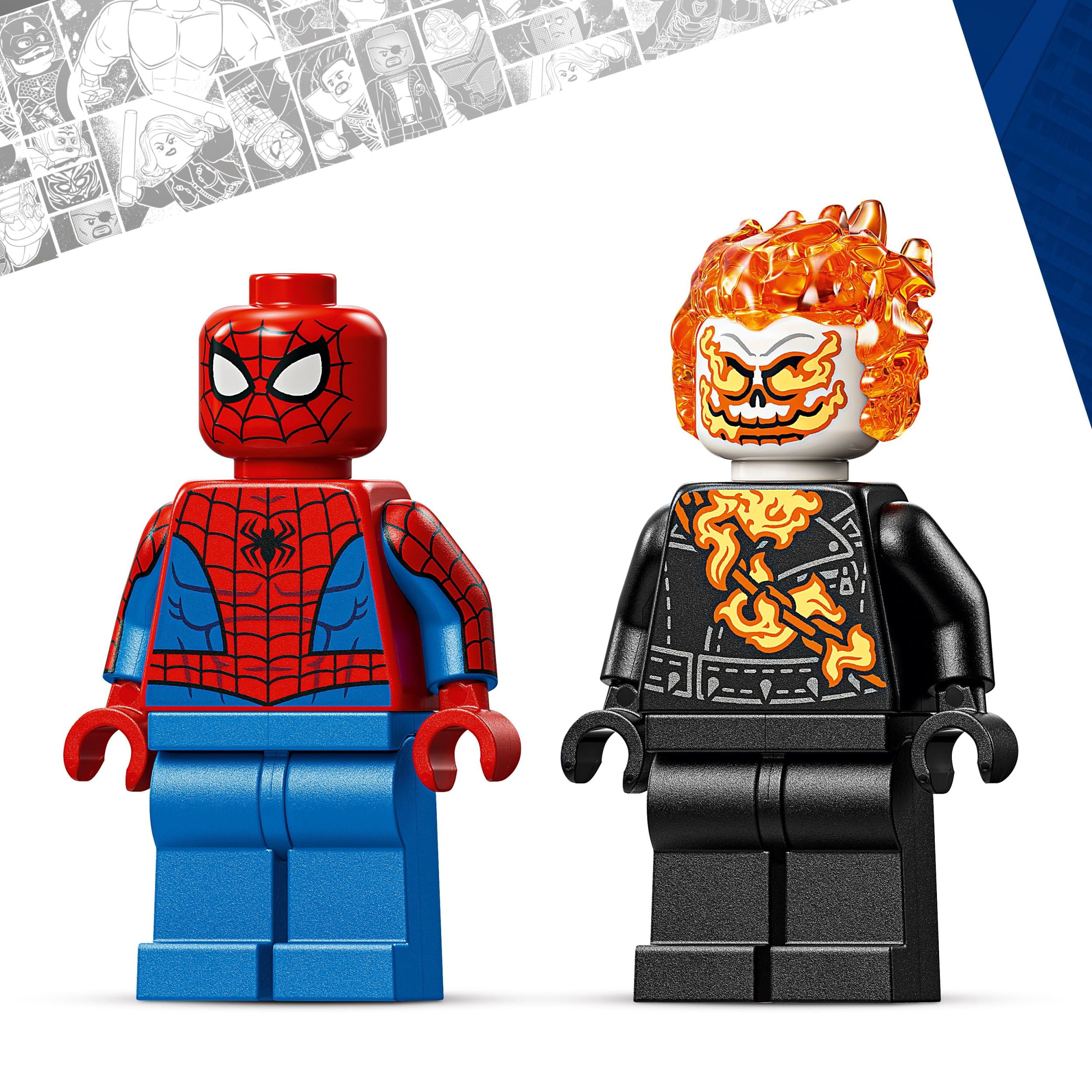 LEGO Marvel Spider-Man Contre la Moto de Ghost Rider 76335
