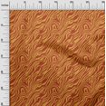 thumbnail image 3 of oneOone Polyester Spandex Orange Fabric Animal Skin Craft Projects Decor Fabric Printed By The Yard 56 Inch Wide, 3 of 4