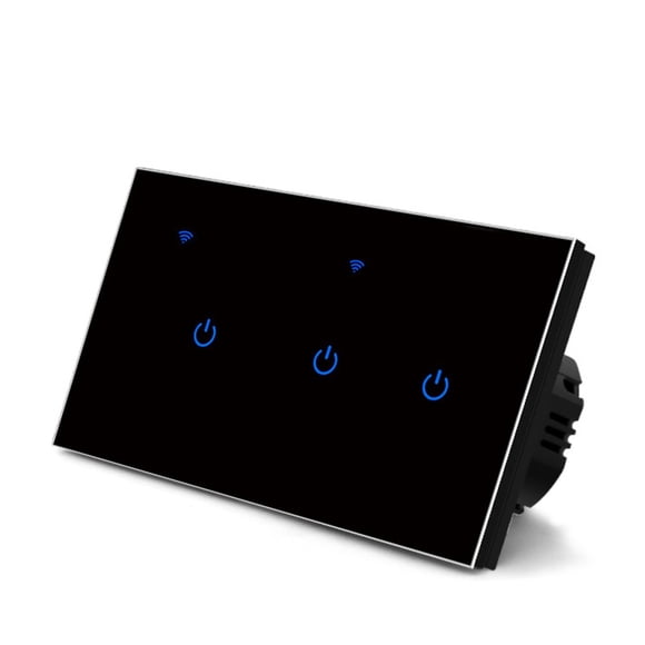Interrupteur Tactile Interrupteur Wifi Intelligent Maison Intelligente pour pour Tuya Application Télécommande/commande Vocale