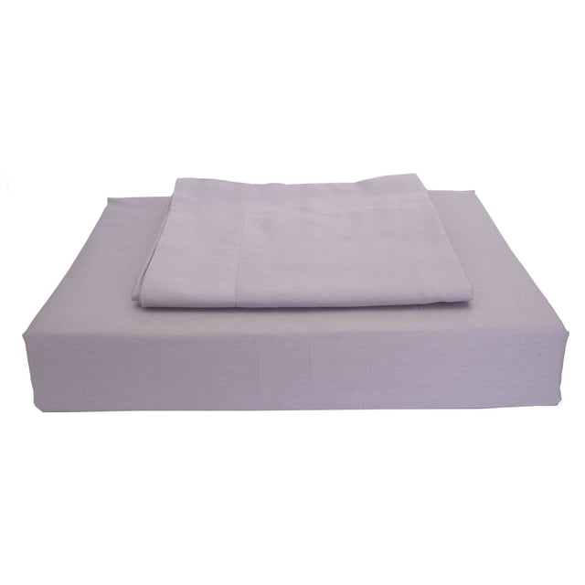 Maholi Maxwell Ensemble de Draps en Lavande Douce, Montrant un Drap Plat Plié sur un Drap-Housse, Fabriqué à Partir de Tissu 100 % Coton Égyptien Peigné avec Respirabilité et Évacuation de l'Humidité pour un Meilleur Sommeil, Convient à la Literie et aux Taies d'Oreiller.