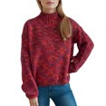 thumbnail image 1 of LOVZFMLL Chandails pour Femmes, Col Roulé Côtelé Chandail Mode Décontracté Ample Manches Longues Hauts Chauds Automne Hiver Vêtements, 1 of 5
