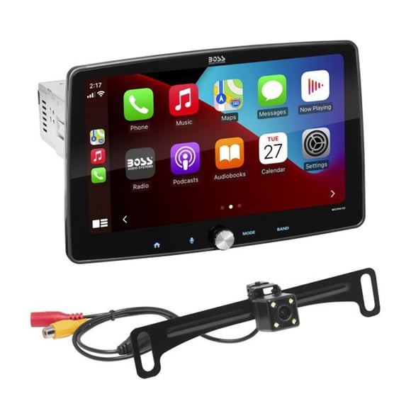 BOSS Audio 10.1 Inch Single Din Bluetooth Multimedia Player and Rear Camera