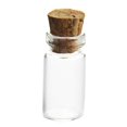 thumbnail image 1 of 10x Bouchon en Liège Transparent Petit Mini Flacon en Verre Bocaux Contenants Bouteille K2W4, 1 of 6