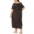 thumbnail image 3 of Chemise de Nuit Longue à Imprimé pour Femmes Grande Taille TG-4TG, 3 of 5
