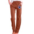 thumbnail image 1 of Birdeem Mode Femmes Décontracté Imprimé Élastique Pantalon Ample Droit Jambe Grand Pantalon Pantalon, 1 of 6