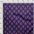 thumbnail image 2 of oneOone Georgette Viscose Fabric Leaves & Floral Block Printed Craft Fabric BTY 42 Inch Wide, 2 of 5