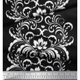 thumbnail image 3 of Soimoi Rayon Fabric Ogee Damask Print Fabric by the Yard 56 Inch Wide, 3 of 5