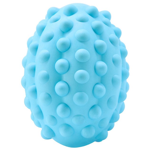 Rubber Dog Ball Toy - Interactive Dog Squeaky Ball Pet Teething Toy for Puppy