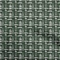 thumbnail image 1 of oneOone Polyester Spandex Dark Green Fabric Travel Fabric For Sewing Printed Craft Fabric By The Yard 56 Inch Wide, 1 of 5