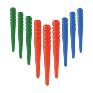 Xuanheng 9 Pieces Cribbage Board Pegs Red Blue Green Tapered Game Pins Peg Board Game