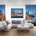 thumbnail image 2 of PYREX Design Art Colorful Buckingham Fountain Framed Canvas Art Print, 2 of 5