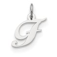 thumbnail image 1 of 925 Sterling Silver Dainty Letter F Initial Name Monogram Necklace Charm Pendant, 1 of 6