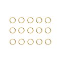 thumbnail image 1 of MasteelfCA 200 Pcs Anneaux à Ressort Dorés 6x5 mm Boucle de Sac Cercle Fendu Anneaux de Porte-Clés en Acier Inoxydable, 1 of 5