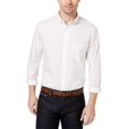 thumbnail image 1 of Club Room Dot-Print Long-Sleeve Stretch Dress Shirt (Bright White, XL), 1 of 3