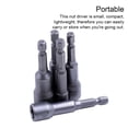 thumbnail image 4 of Youkk 5 Pieces Nut Driver Home Garage Shank Bit Electric Pneumatic Screwdriver Impact Drivers Bits Carpenter Tools 19x65mm, 4 of 6