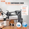 thumbnail image 2 of VEVOR Multi-Directional Microscope with Spring Bracket Ring Light 7X-45X Jewelry, 2 of 9