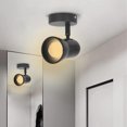 thumbnail image 4 of Support d'Ampoule Mural, Base E26 85-265V Maximum 60W Support d'Ampoule Rotatif Simple Moderne pour Café Bar, 4 of 8