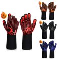 thumbnail image 5 of LJNYFDC Microwave Mitten Heat Resistant Kitchen Glove with Non Sticky and Non Slip Design Reusable Five Fingers Triple Layer Protection Long Sleeve 800 Degree F, 5 of 5