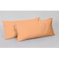 thumbnail image 3 of Vargottam Indoor/Outdoor Polyester Fabric Lumbar Pillow With Insert, All-Weather Waterproof Decorative Throw Pillow for Patio Furniture-Set of 2 - Light Peach, 3 of 7