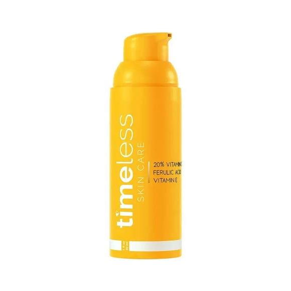 Soin Intemporel pour la Peau Sérum Éclaircissant à la Vitamine C 20 %, Sérum pour le Visage, Illumine la Peau