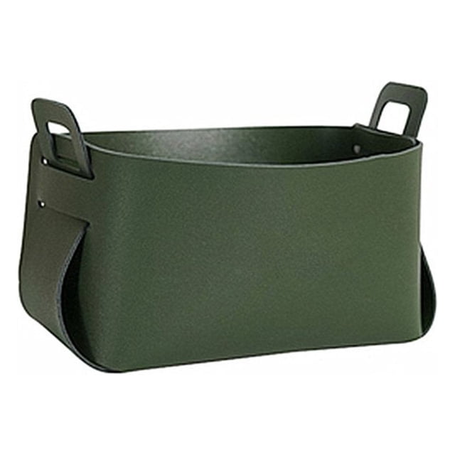 Storage Basket Leather Organizer Holder Container Box Cosmetic Decoration