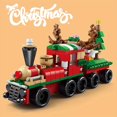 thumbnail image 1 of 6 In 1 Christmas Train Building Blocks, Assembly Shapes Toys For Children, Educational Toys, DIY Assembly Model, Christmas Gift, 1 of 5