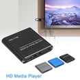 thumbnail image 2 of HD Media Player MINI 1080P 4k Full HD Media USB HDD Player SD/MMC Card`, 2 of 8