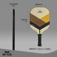 thumbnail image 3 of Strato Tournament Series Fiberglass Pickleball Paddle - Power Edition, 7.5 oz -by Orca, 3 of 6