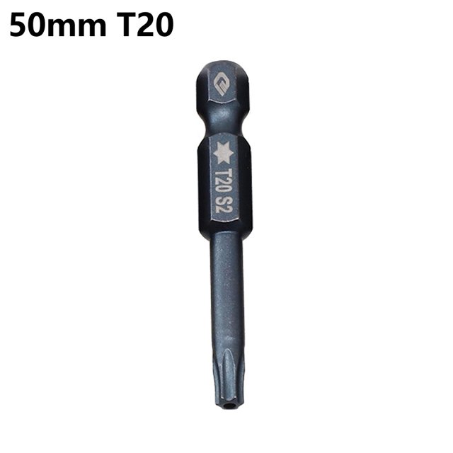 1 Pcs 50mm Blue Magnetic Torx Screwdriver Bits Set Electric Screwdriver T5-T40