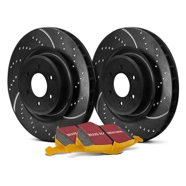 EBC S5KF1523 Ensembles S5 Yellowstuff et Rotors GD Ensemble de Freins avant pour 2015-2018 Audi Q3