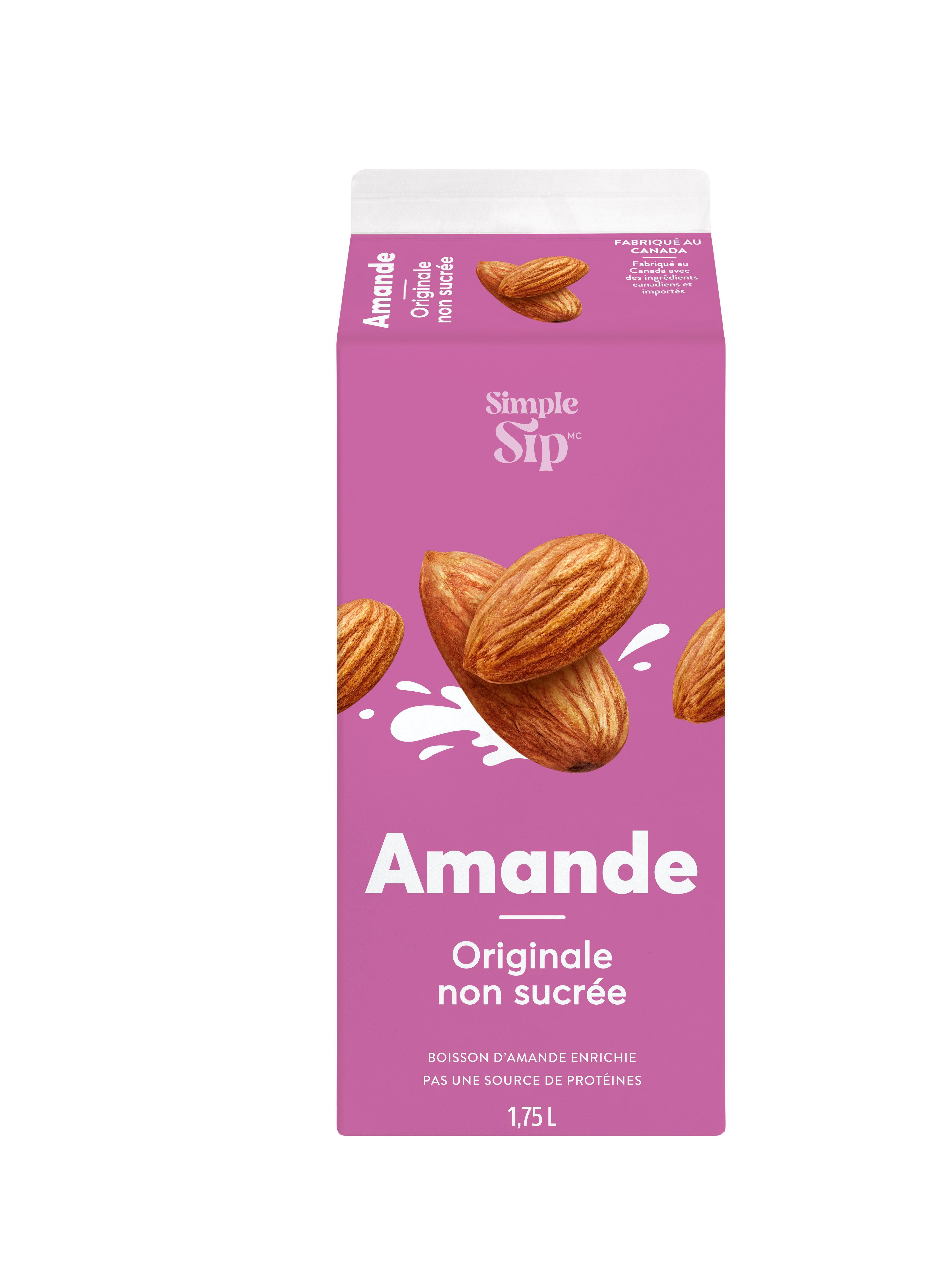 Simple Sip amandes non sucree originale