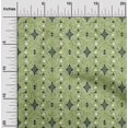thumbnail image 1 of oneOone Rayon Light Green Fabric Texture & Triangle Geometric Dress Material Fabric Print Fabric By The Yard 56 Inch Wide, 1 of 5