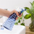 thumbnail image 2 of Watering Clean Spray Blue Bottle Transparent Plastic Hand Trigger Bottles for Garden(Tower), 2 of 3