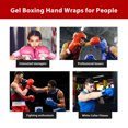 thumbnail image 4 of Gants de Boxe en Gel pour Hommes et Femmes avec Structure Intégrée en Nylon pour Boxe, 4 of 7
