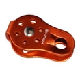 thumbnail image 3 of S SERENABLE 20KN Aluminium Tree Rock Climbing Abseiling Single Pulley Ball Bearing - Red Orange, 3 of 5