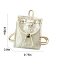 thumbnail image 3 of Small Travel Backpack Transparent Backpack/Handbag,Transparent Multipurpose Travel Bag,Transparent Vinyl Travel Bag,Ball Game Concert Transparent Backpack with An Opaque, 3 of 7