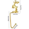 thumbnail image 3 of Agiferg Metal Christmas Stocking Holder Hooks Fireplace Hanger With Non-Skid Design, 3 of 4