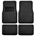 thumbnail image 2 of FH Group Carpet Floor Mats with Heel Pad For Auto Sedan SUV Van, Full Set, Black, 2 of 5