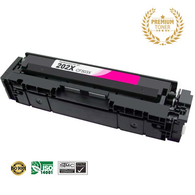 Ultra Tonerâ„¢ Superior HP 202X (CF503X) Magenta Compatible Toner Cartridge