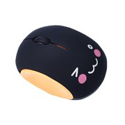 SuoKom Mouse For Laptop Rechargeable Wireless Mouse Bun Maruko Cute Boys And Girls Small Wireless Mute Mouse Wireless Mouse On Clearance