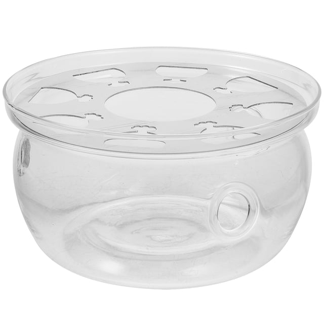 Glass Teapot Warmer Vintage Tea Warmer Heat Preservation Base Warm Tea Stove