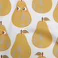 thumbnail image 1 of oneOone Velvet Yellow Fabric Fruits Sewing Craft Projects Fabric Prints By Yard 58 Inch Wide, 1 of 4