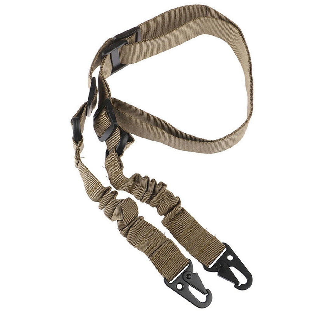 Hunting Sling Adjustable 2-point Nylon point sling adjustable 2-point hunting Sling Shoulder Strap Hunting Tool Accessory, Black