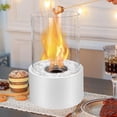 thumbnail image 1 of Bio Tabletop Fireplace With Decorative Stones And Fire Extinguisher For Indoor And Outdoor Use Patio Balcony Garden Decorative Heating, 1 of 9